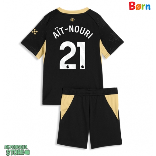 Manchester City Rayan Ait-Nouri #21 Replika Babytøj Udebanesæt Børn 2026-27 Kortærmet (+ Korte bukser)